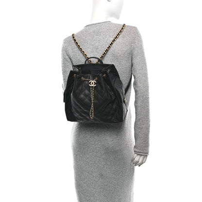 Chanel Caviar Quilted Large Chanel 25 Backpack Black 2 of 11