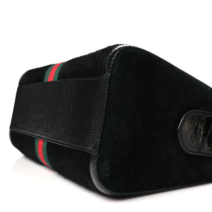 Gucci Suede Patent GG Web Medium Ophidia Boston Black 10 of 10