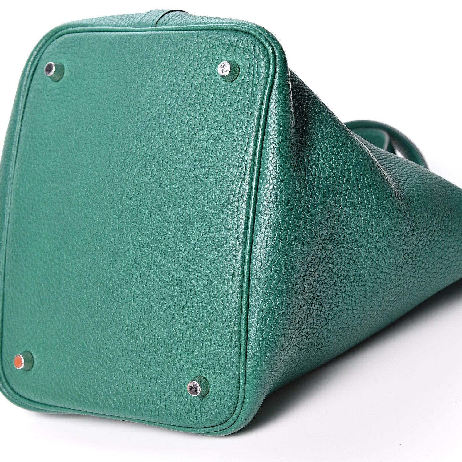 Hermes Taurillon Clemence Picotin Lock 18 PM Vert Vertigo 8 of 9