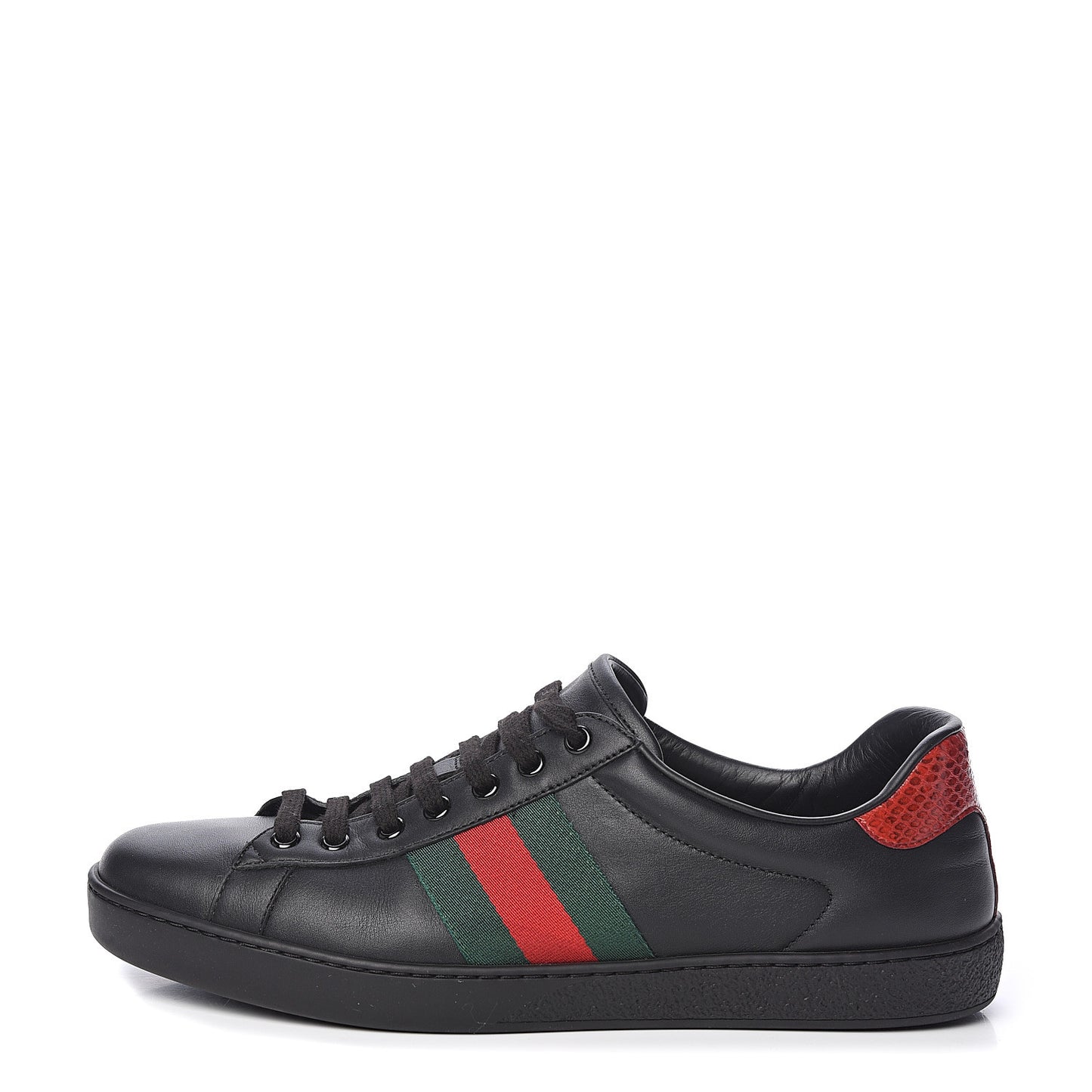 Miro Soft Calfskin Ayers Web Mens Ace Sneakers 9 Black Rosso