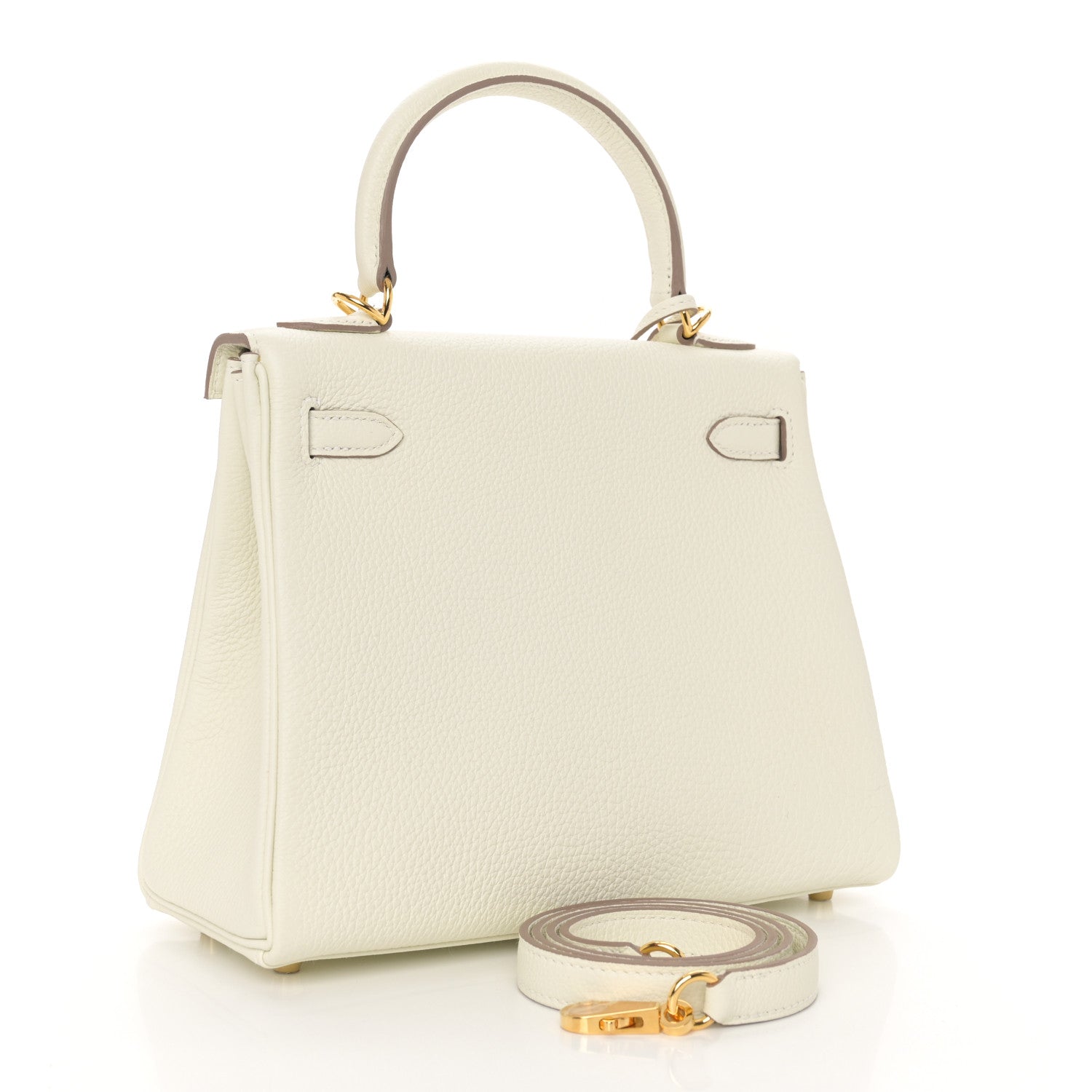 Hermes Togo Kelly Retourne 25 Mushroom 3 of 11