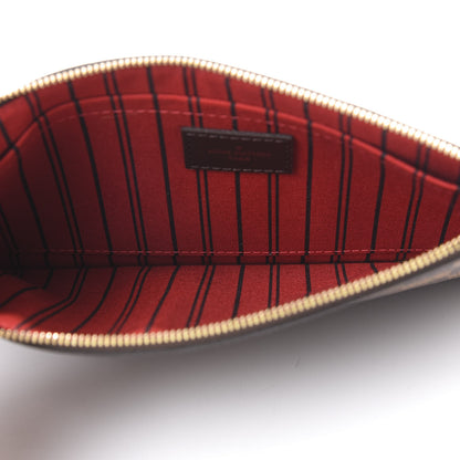 Louis Vuitton Damier Ebene Neverfull MM GM Pochette 4 of 7