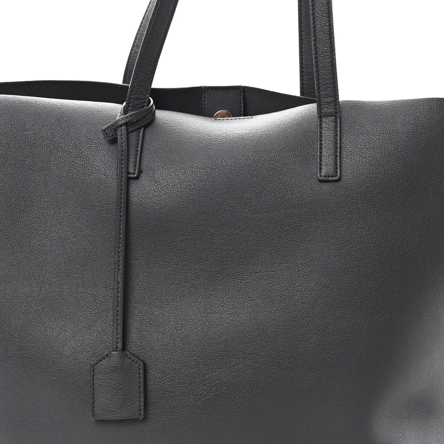 Calfskin Large Shopping Tote Fog