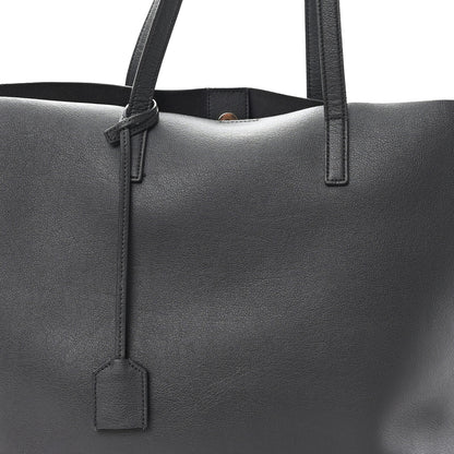 Saint Laurent Calfskin Large Shopping Tote Fog 9 of 12