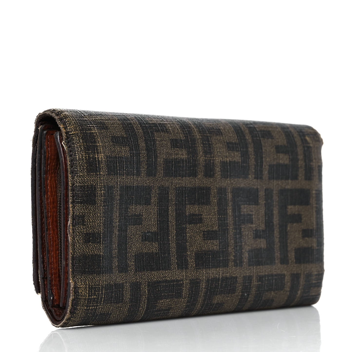Zucca Spalmati Continental Wallet Tobacco Cioccolato