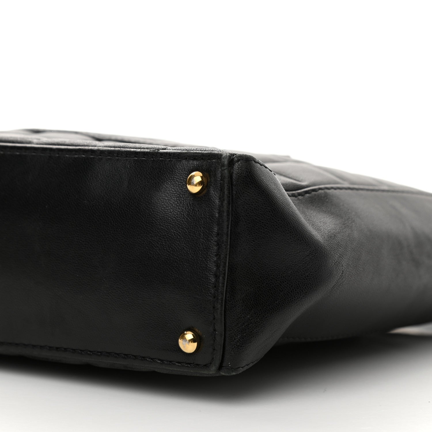 Chanel Lambskin Quilted Small Chocolate Bar Shoulder Bag Black 9 of 10