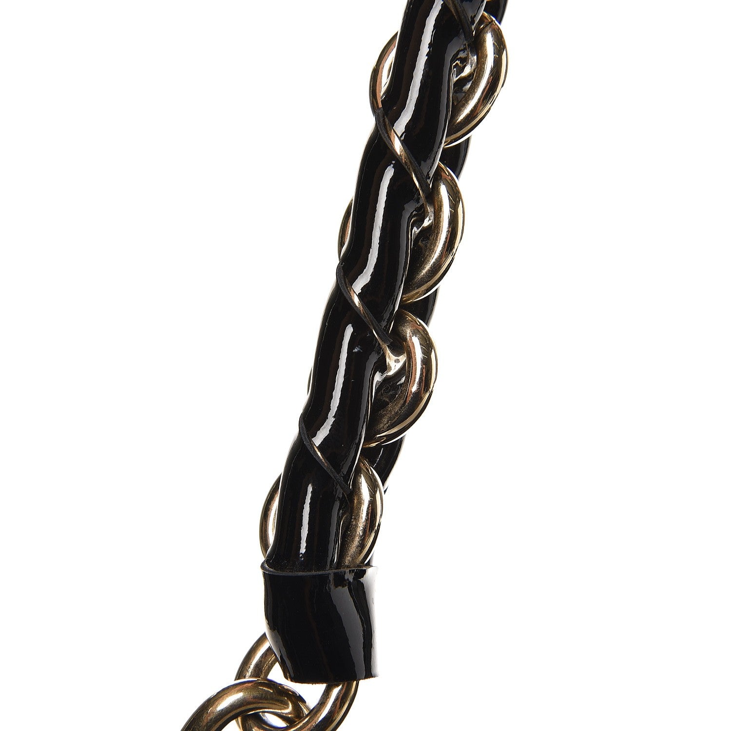 Fendi Zucca Enamel Mia Tote Black 11 of 14