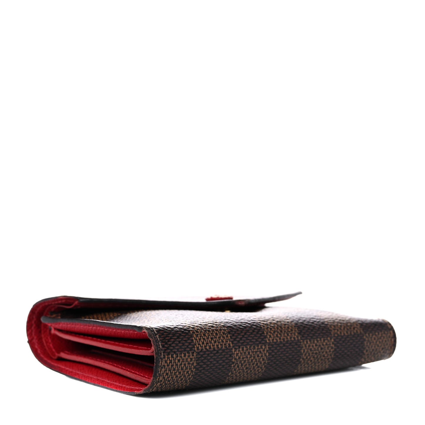 Damier Ebene Victorine Wallet Red