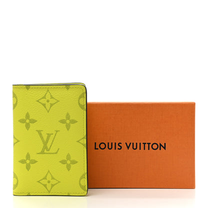 Louis Vuitton Monogram Taiga Pocket Organizer Yellow 8 of 8