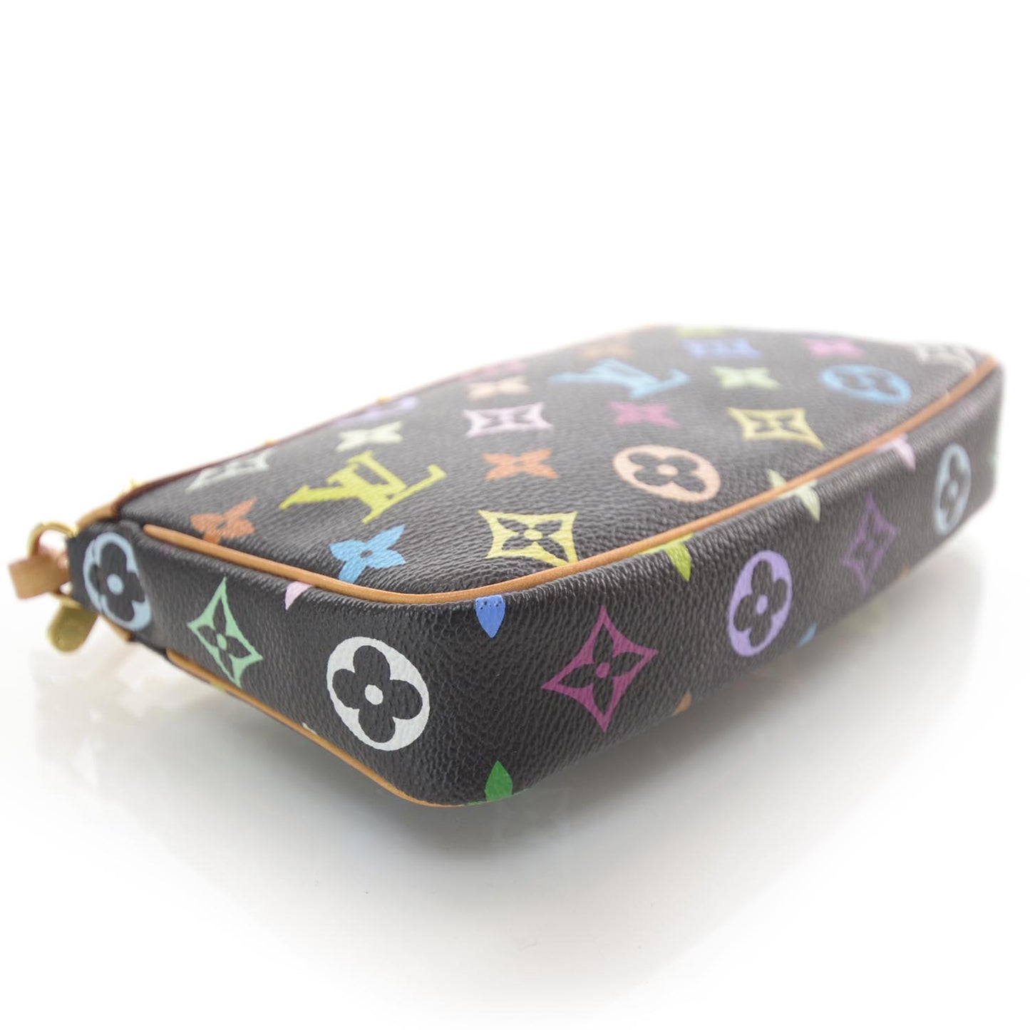Monogram Multicolor Pochette Accessories Black