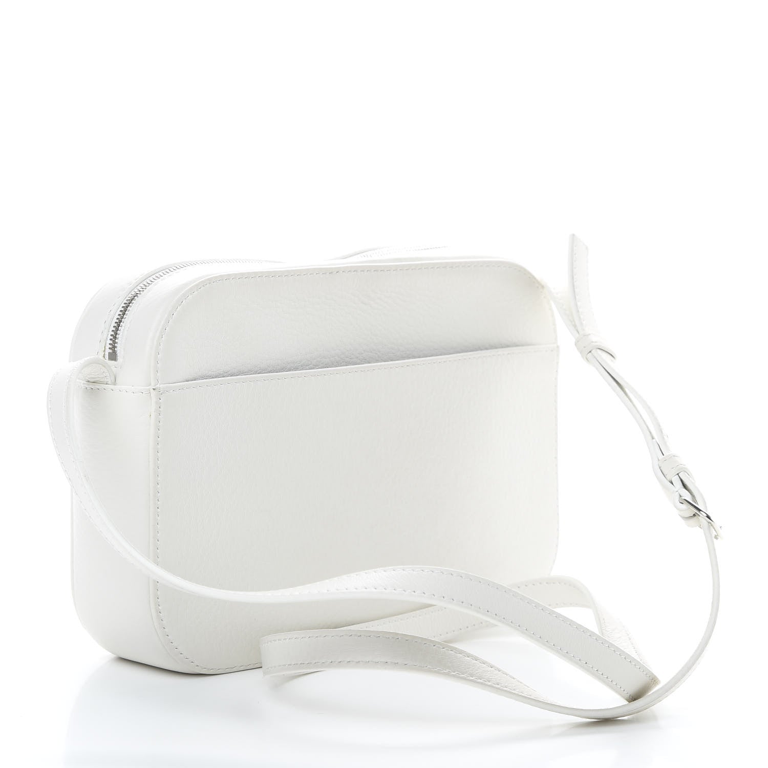 Balenciaga Calfskin Logo S Everyday Camera Bag White 3 of 13