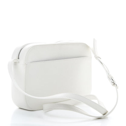 Balenciaga Calfskin Logo S Everyday Camera Bag White 3 of 13