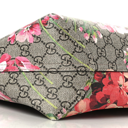 Gucci GG Supreme Monogram Blooms Medium Reversible Tote Beige Multicolor Dry Rose 7 of 13