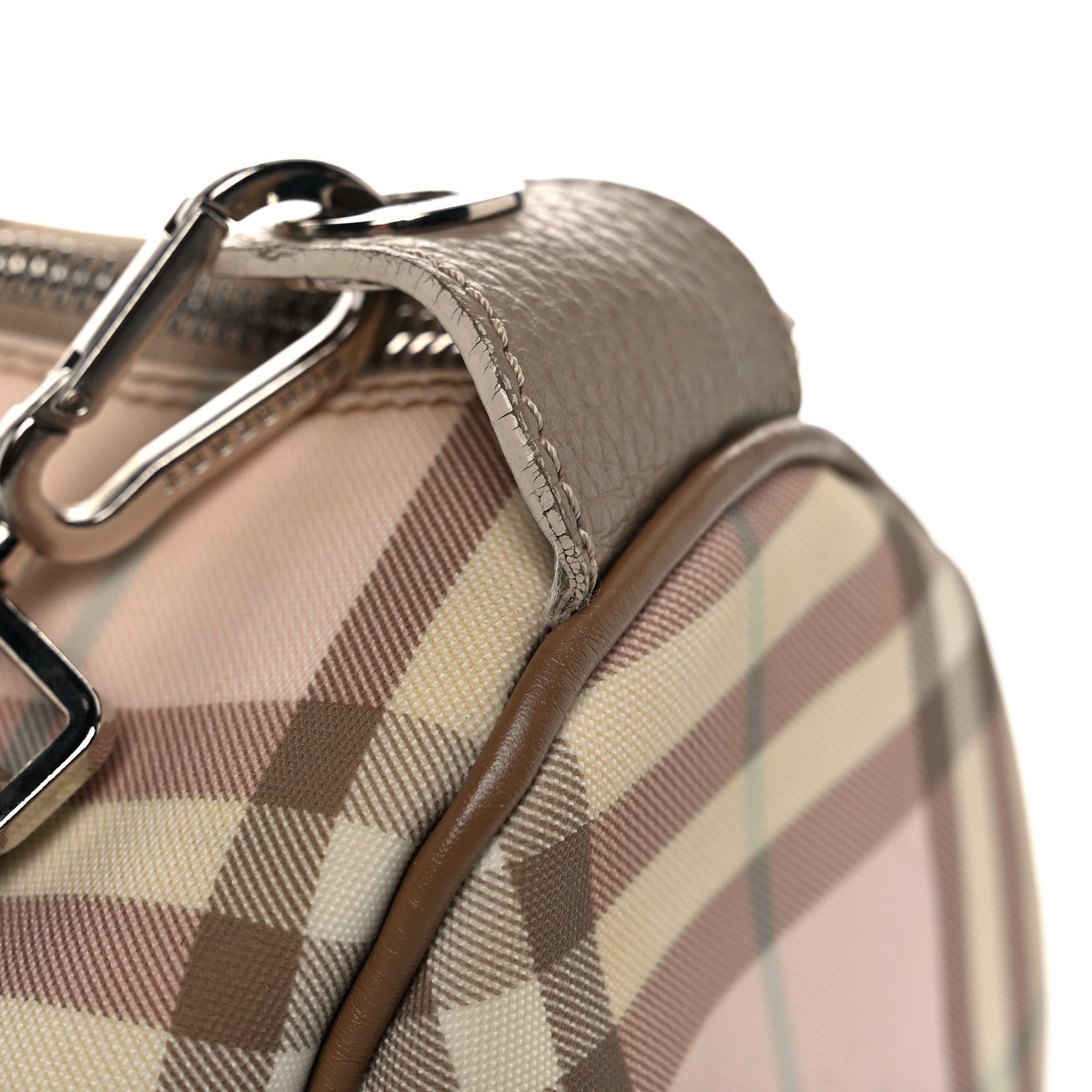 Burberry Candy Check Lola Shoulder Bag Pink 21 of 26