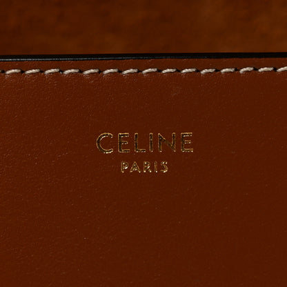 Celine Smooth Calfskin Cuir Triomphe Folco Crossbody Bag Tan 6 of 12
