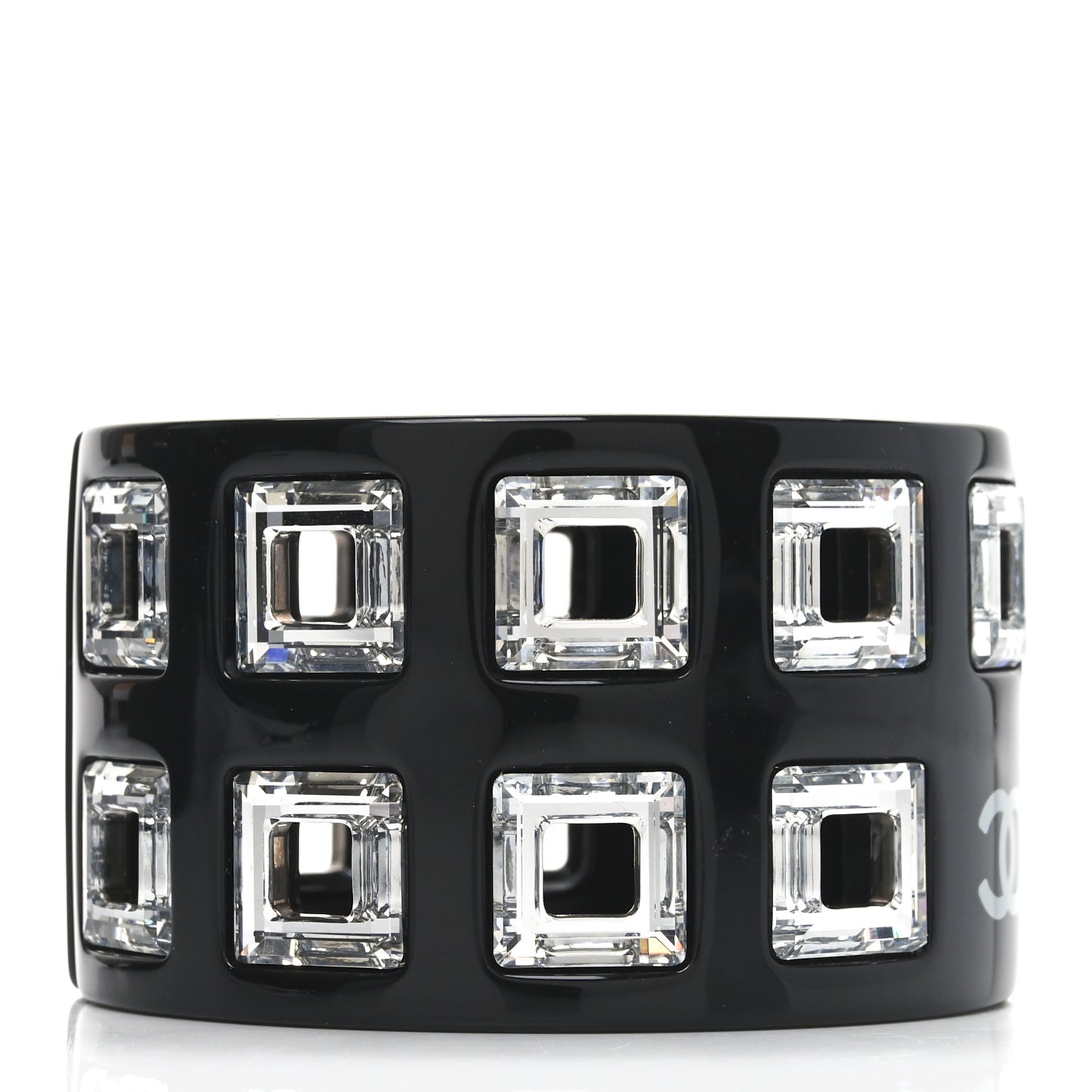 Resin Crystal CC Cuff Black