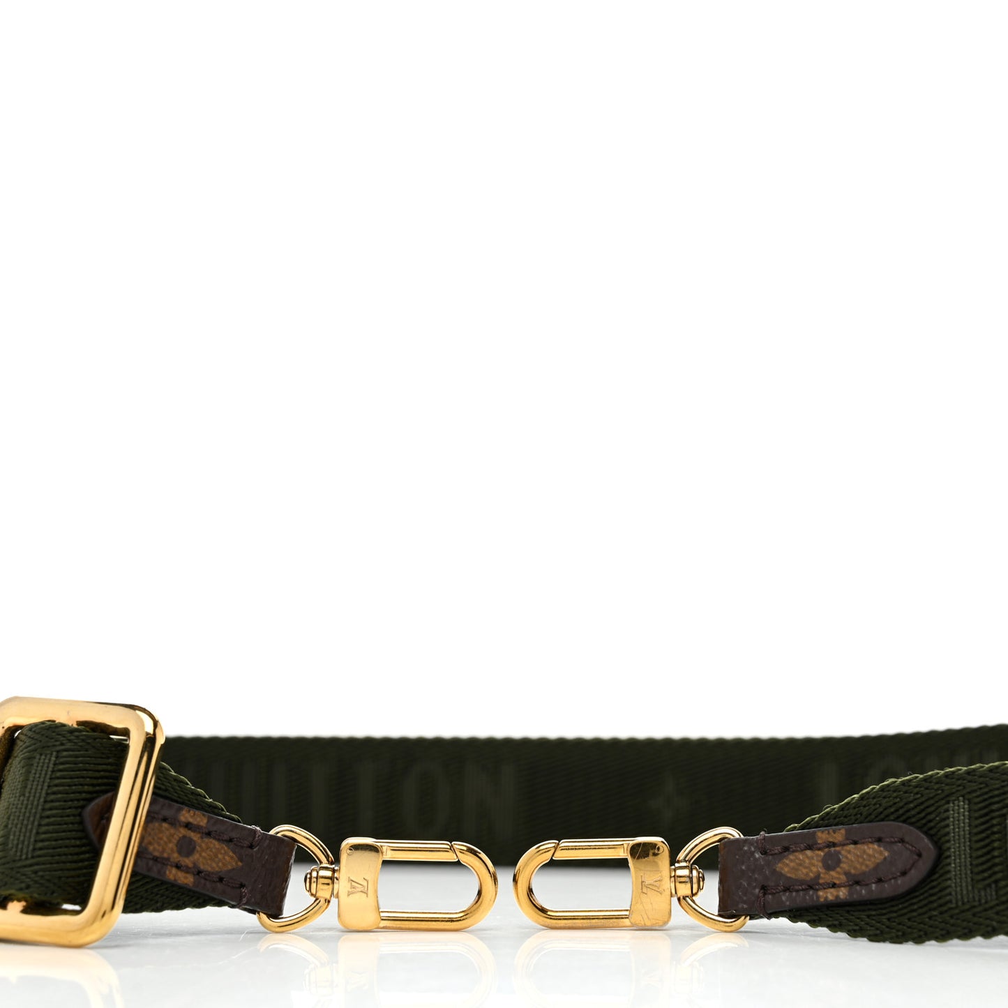 Monogram Felicie Strap & Go Shoulder Strap Kaki