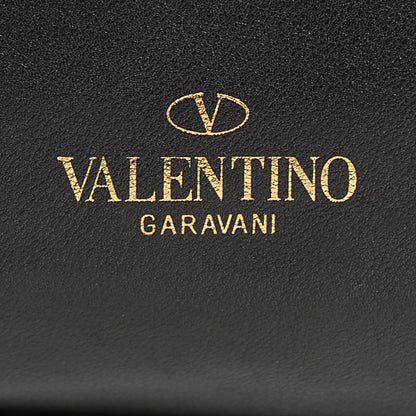Valentino Garavani Vitello Small Rockstud Hobo Black 5 of 6