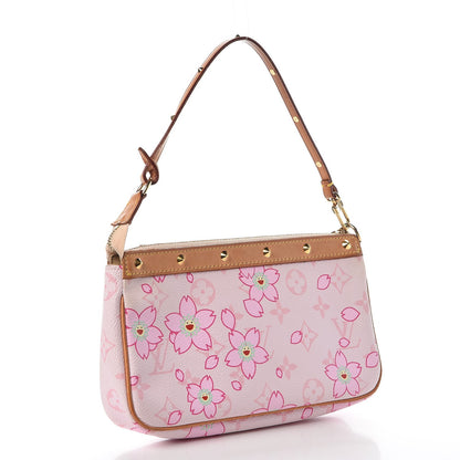 Louis Vuitton Monogram Cherry Blossom Pochette Accessories Pink 3 of 10