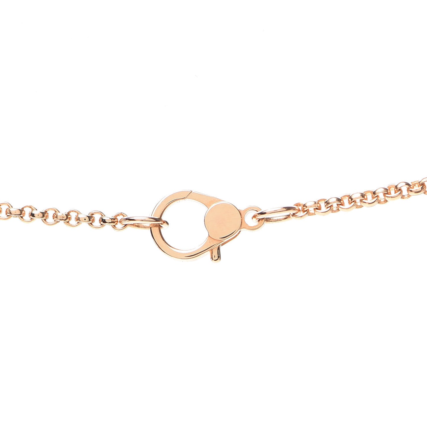 18K Rose Gold Diamond TPM Ex-Libris Pendant Necklace