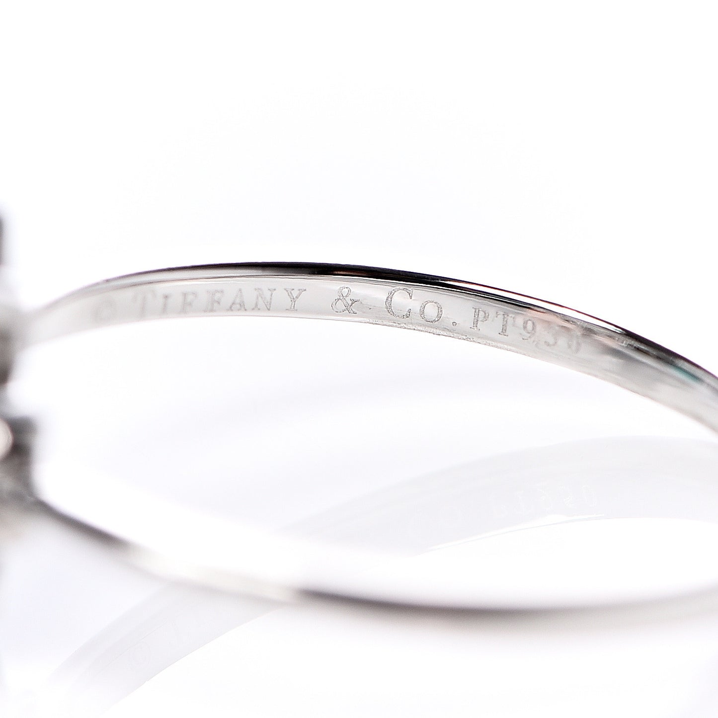 Platinum Diamond Enchant Garden Flower Ring 50 5.5