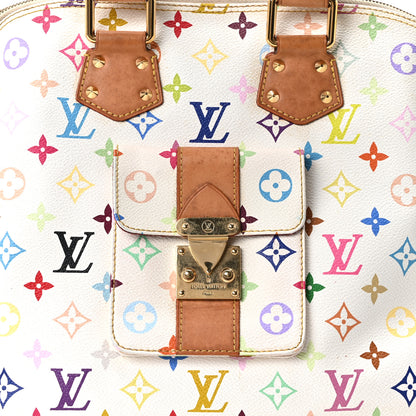 Louis Vuitton Monogram Multicolor Alma GM White 6 of 8