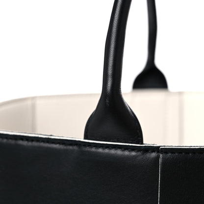 Bottega Veneta Nappa Maxi Intrecciato Medium Arco Tote Black White 14 of 14