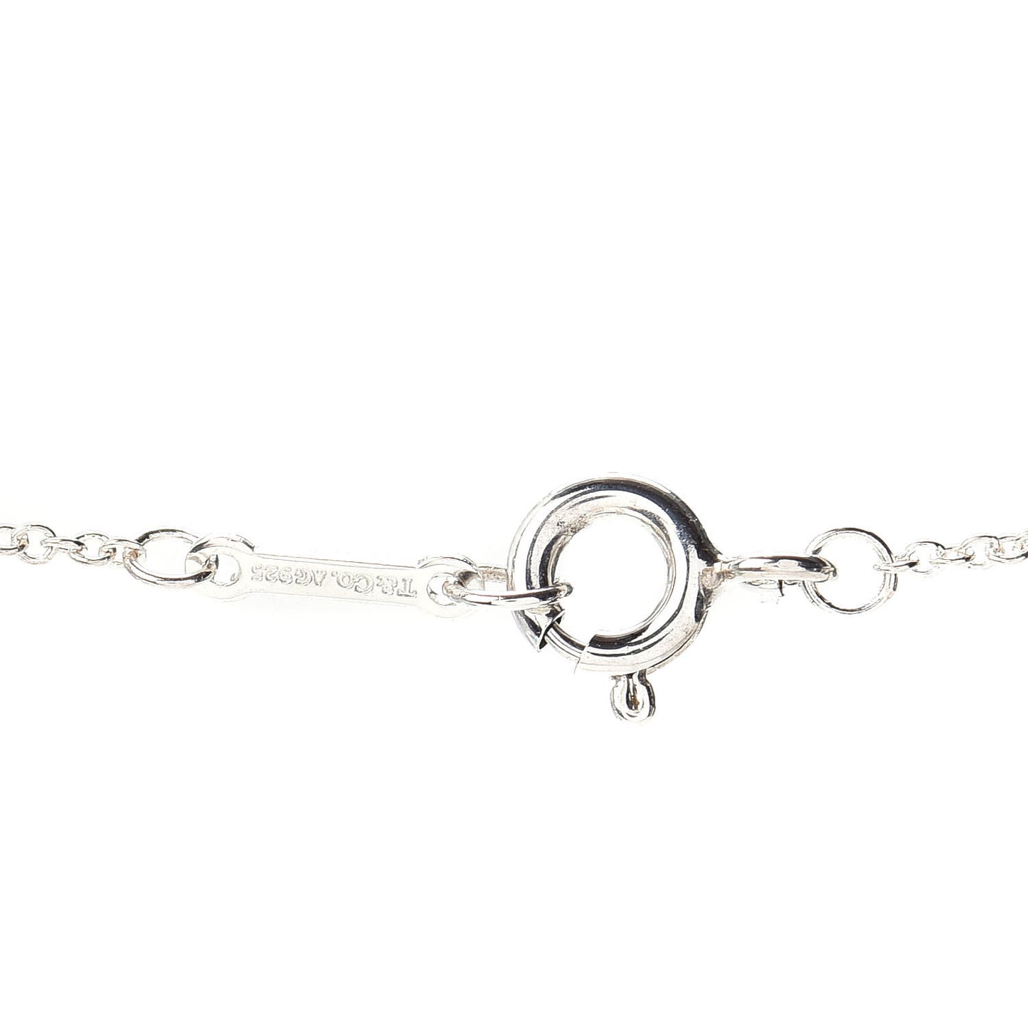 Sterling Silver Paloma Picasso Olive Leaf Heart Pendant Necklace