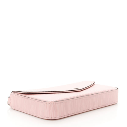 Louis Vuitton Epi Pochette Felicie Rose Ballerine 5 of 15