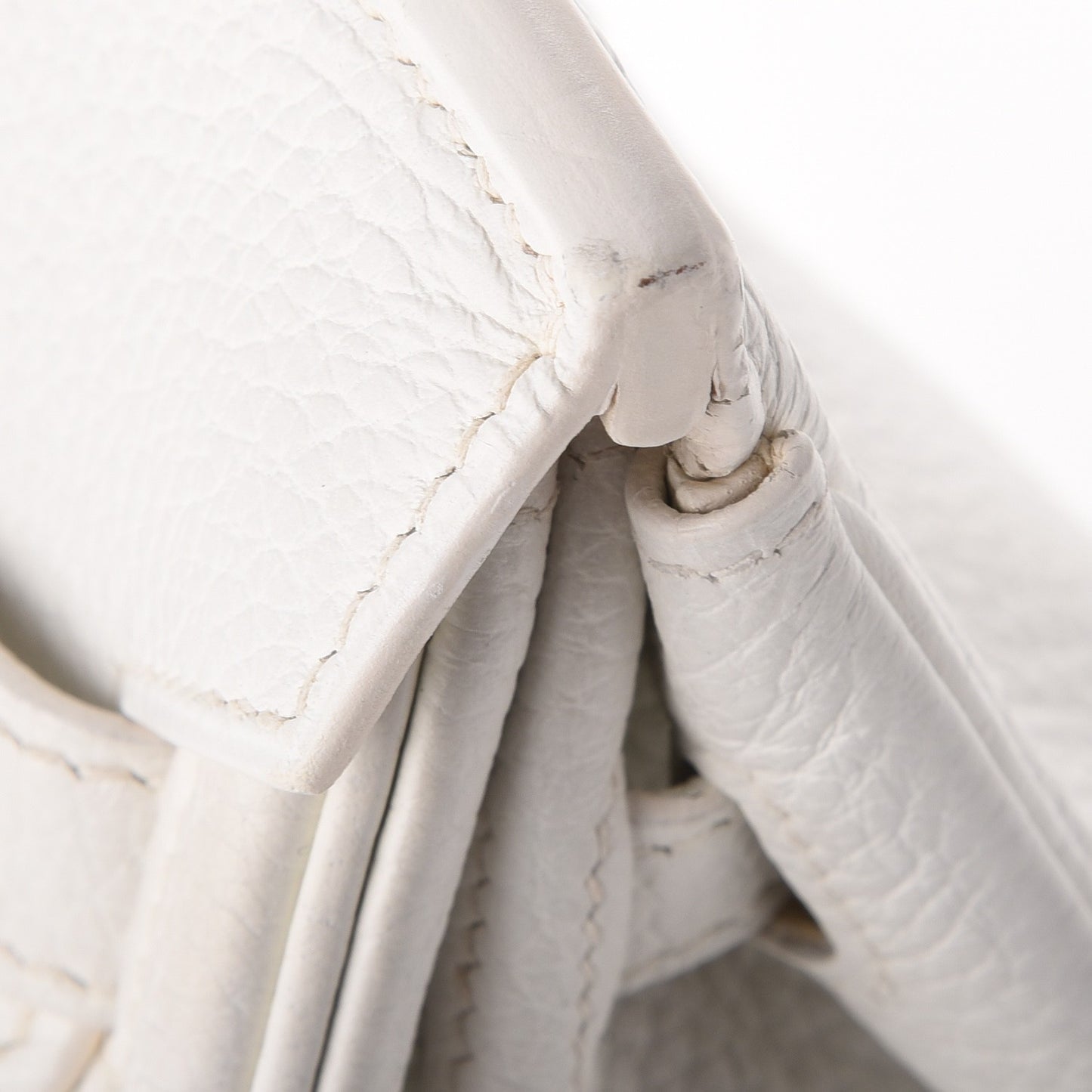 Taurillon Clemence Birkin 30 White