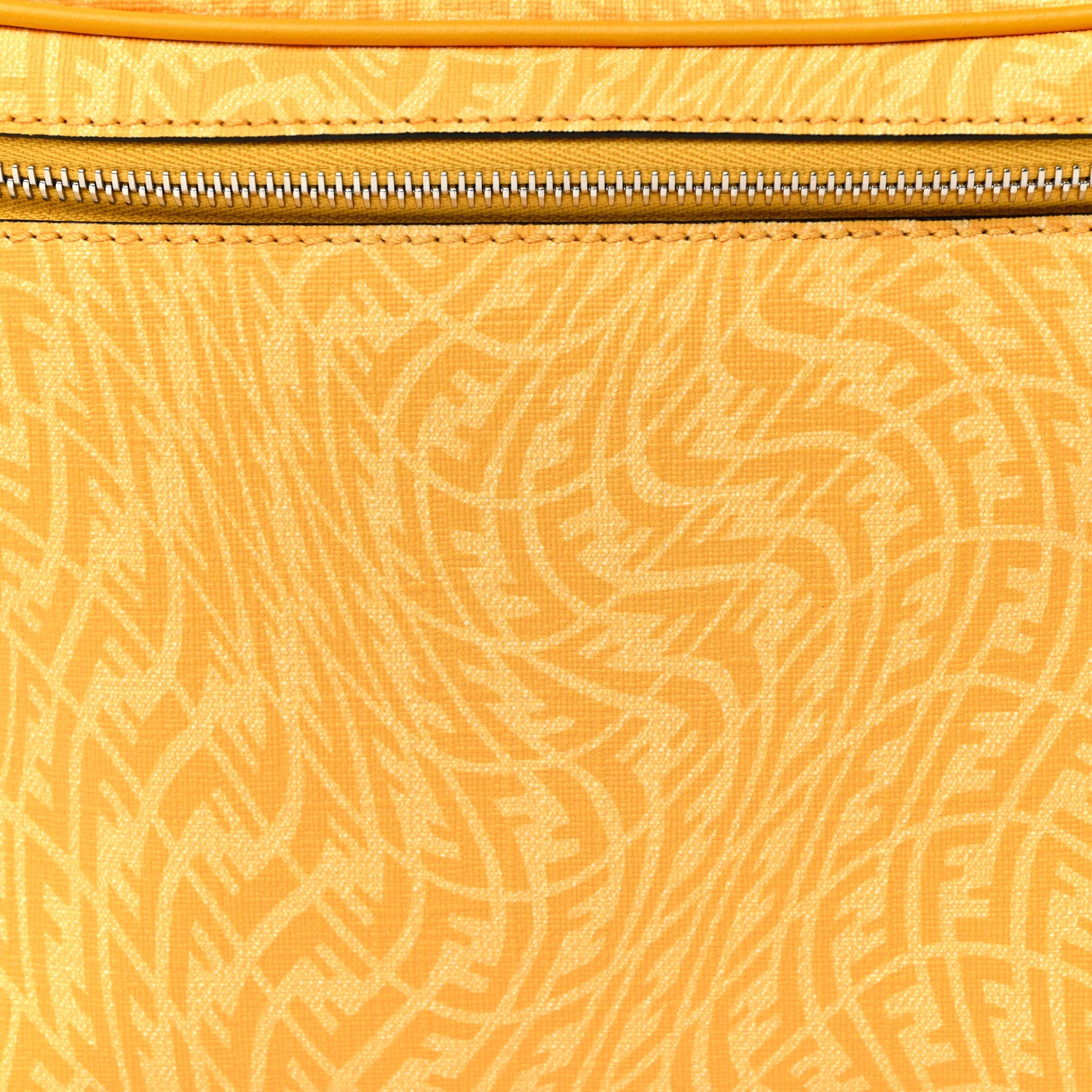 Fendi X SARAH COLEMAN Glazed Fabric Vitello Grace Light Micro FF Vertigo Belt Bag Mimosa 7 of 10