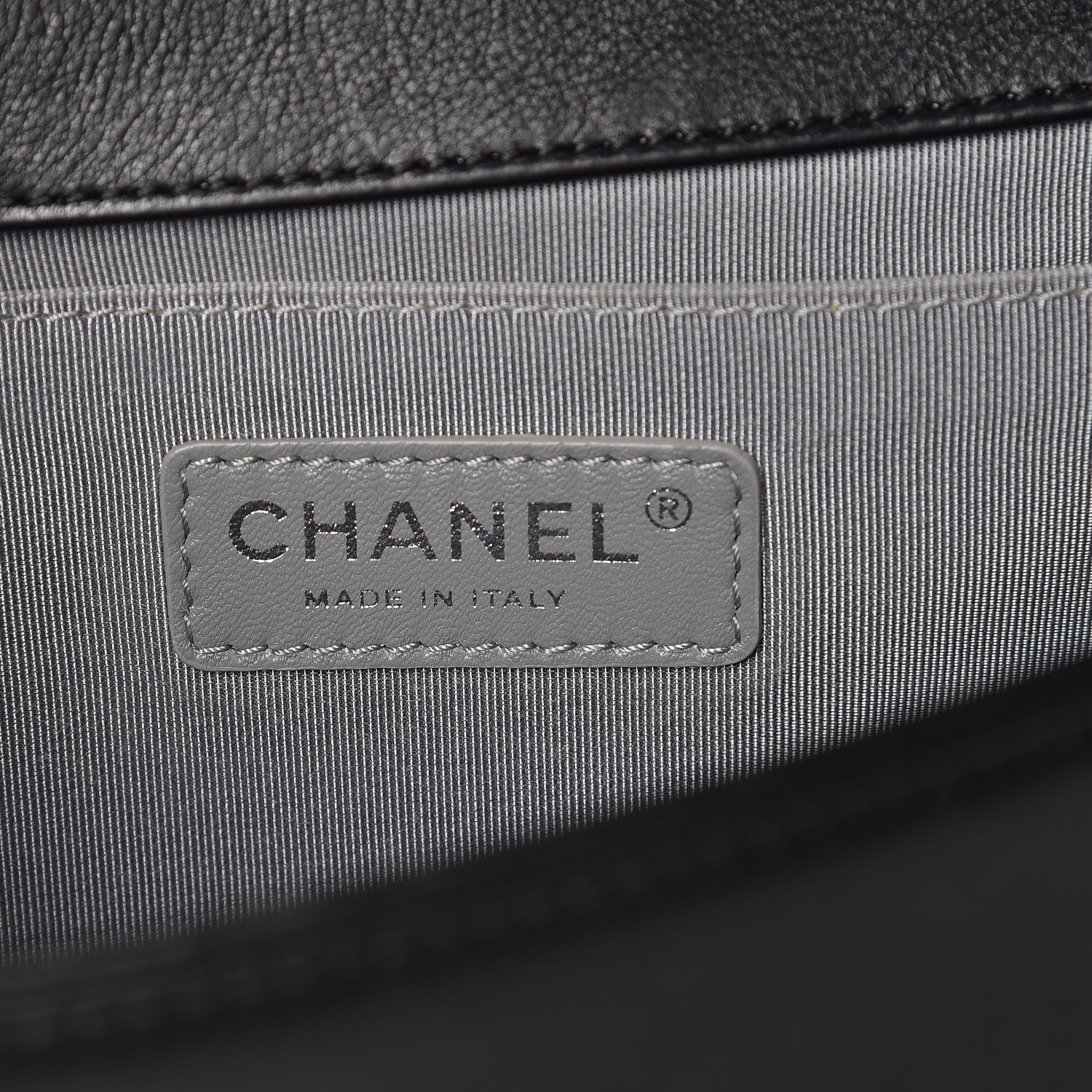 Chanel Calfskin Double Stitch Medium Boy Flap Black 6 of 14