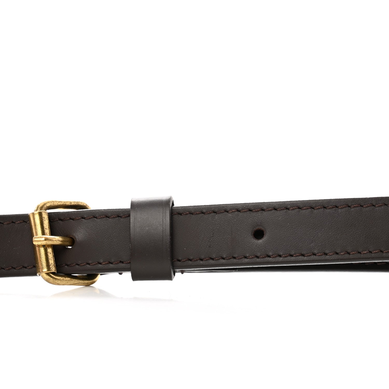 Louis Vuitton Calfskin Adjustable Speedy Bandouliere Shoulder Strap Brown 3 of 3