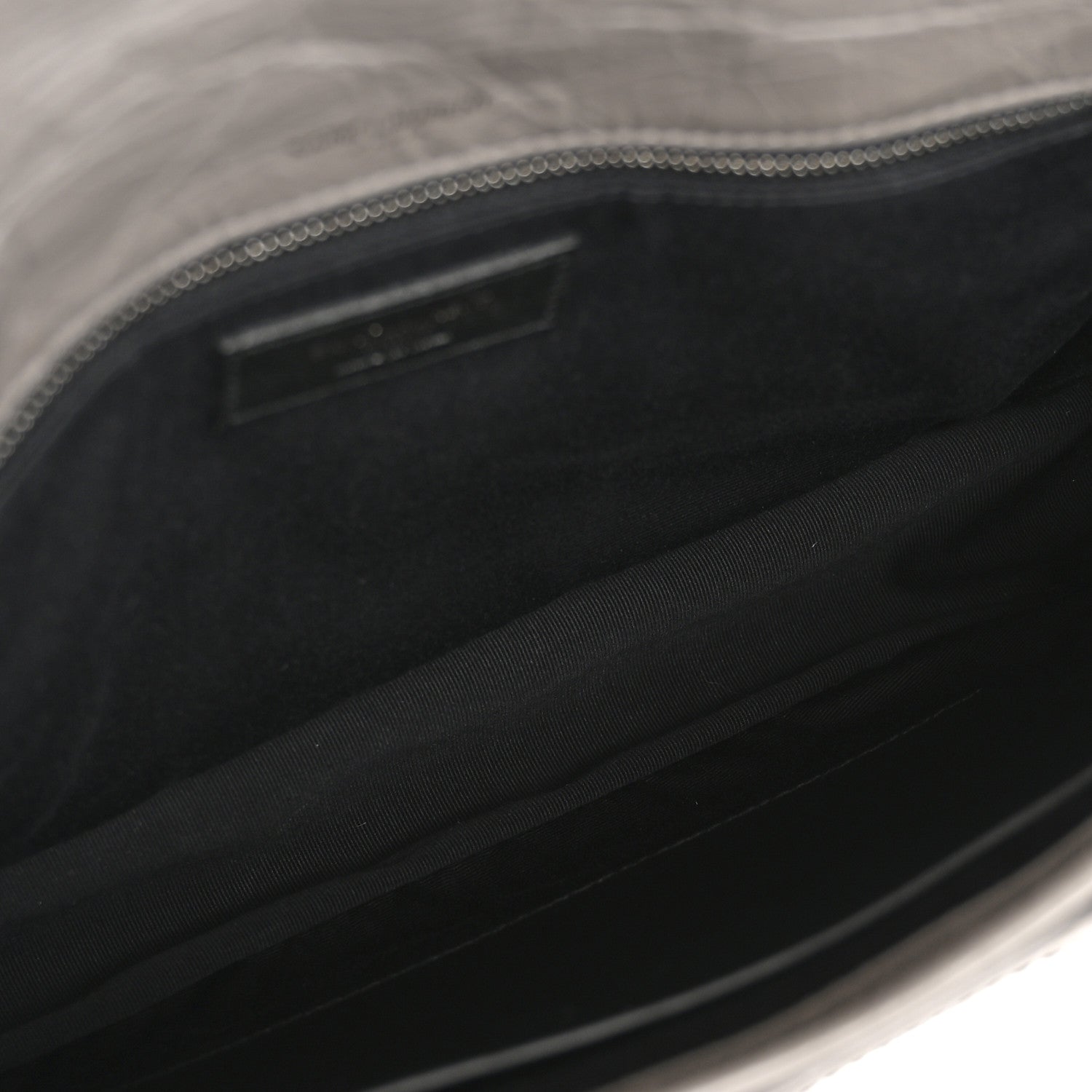 Saint Laurent Crinkled Calfskin Matelasse Monogram Medium Niki Chain Satchel Fog 5 of 14