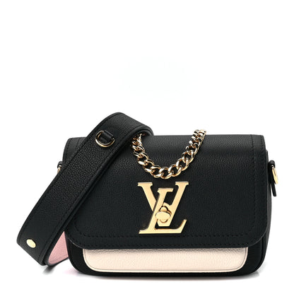 Louis Vuitton Grained Calfskin Lockme Tender Black 1 of 10