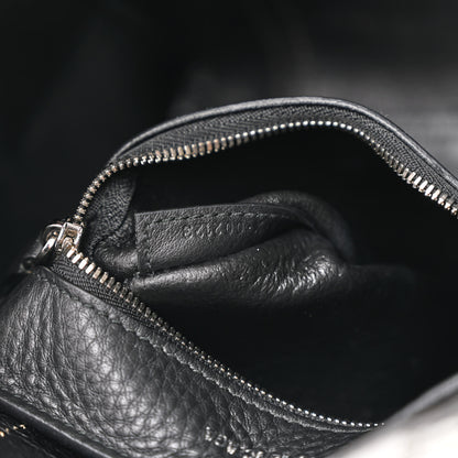 Balenciaga Metallic Goatskin Logo XXS Everyday Tote Argent Black 7 of 12