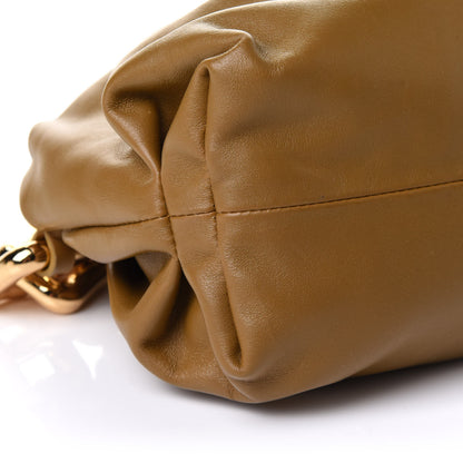Bottega Veneta Calfskin The Pouch Chain Cammello 8 of 10