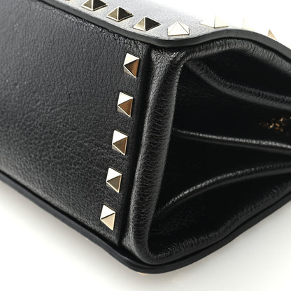 Valentino Garavani Calfskin Rockstud Mini Chain Shoulder Bag Black 8 of 8