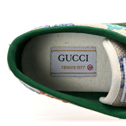 Gucci Linen Psychedelic Mini GG Monogram Womens 1977 Tennis Sneakers 38 Multicolor Mystic White 8 of 8