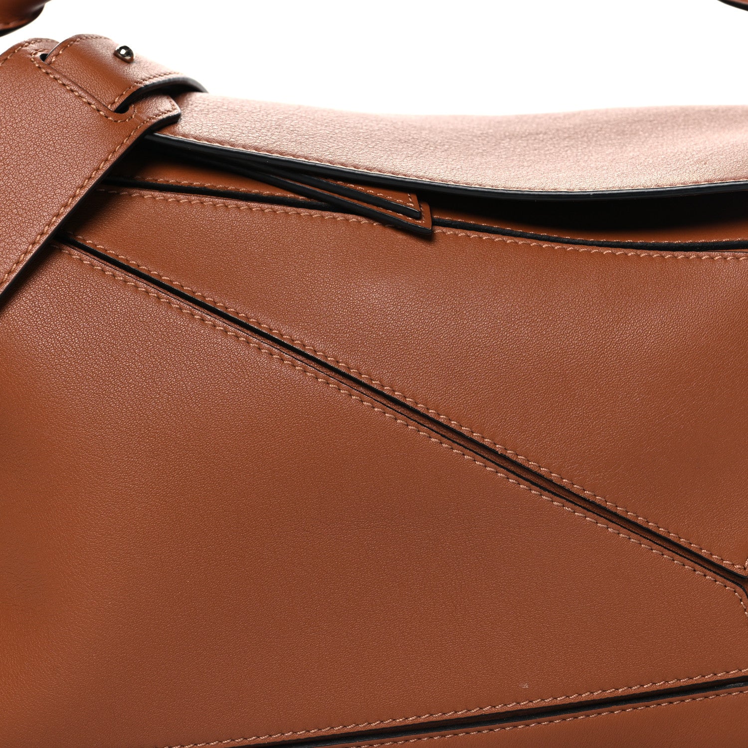 Loewe Calfskin Medium Puzzle Bag Tan 7 of 10