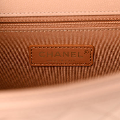 Chanel Caviar Quilted Medium Sunset On The Sea Flap Beige 5 of 9