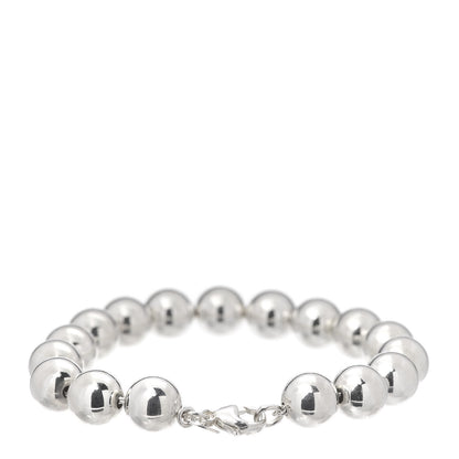 Tiffany Sterling Silver 10mm HardWear Ball Bracelet 3 of 5