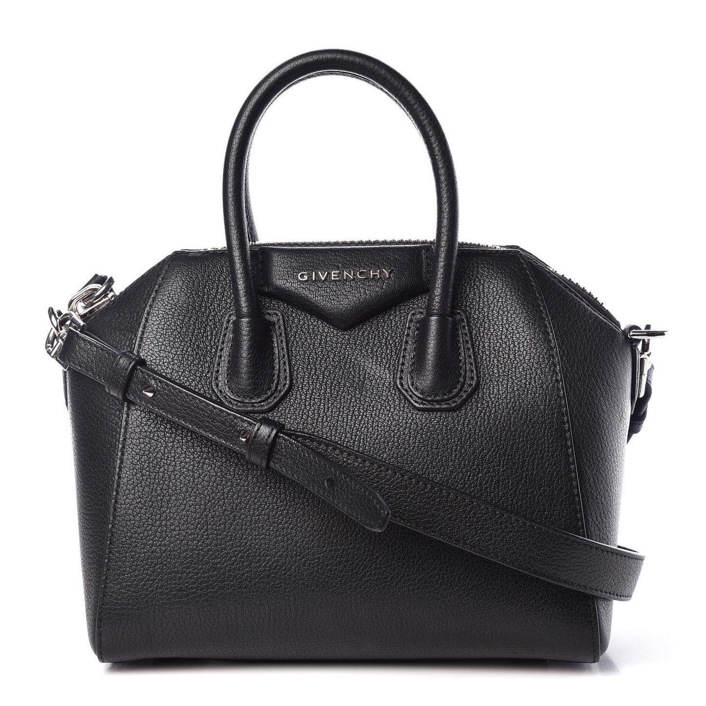 Sugar Goatskin Mini Antigona Black