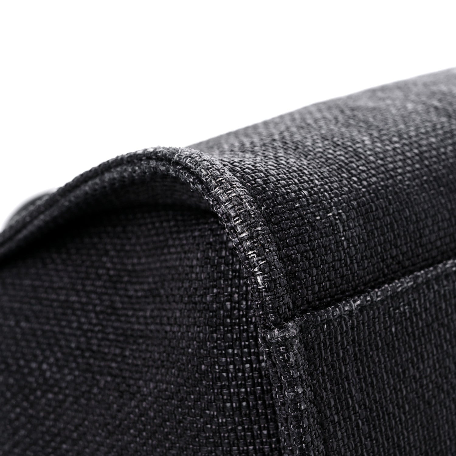 Chanel Woven Straw Raffia Large Deauville Tote Black 8 of 13