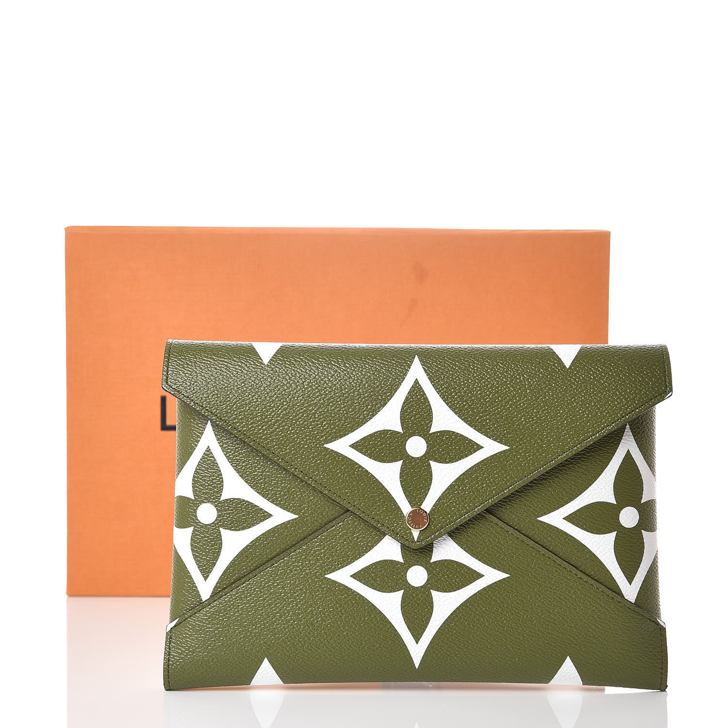 Louis Vuitton Monogram Giant Large Kirigami Pochette Kaki 8 of 8