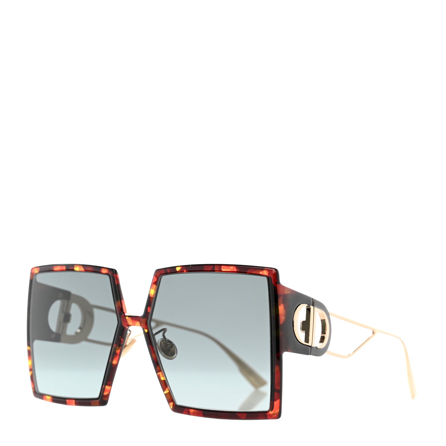 Christian Dior Square 30 Montaigne Sunglasses Tortoise 1 of 7