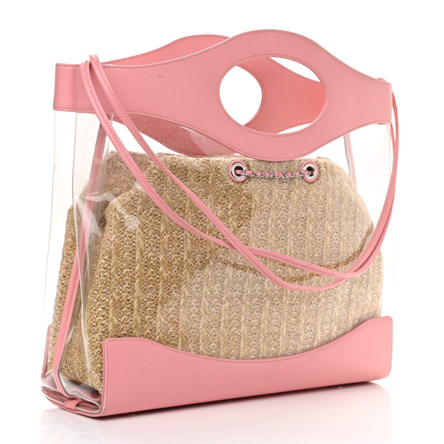 Chanel Calfskin PVC Chanel 31 Bag Pink 3 of 12