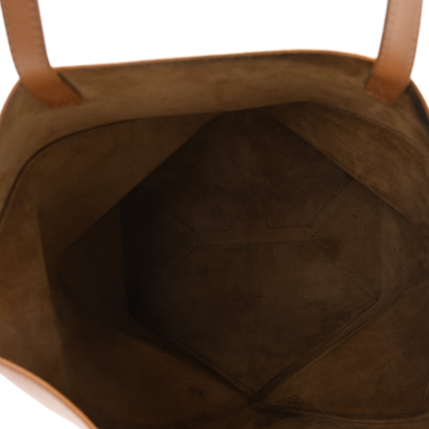 Loewe Shiny Calfskin Medium Puzzle Fold Tote Warm Desert 5 of 10