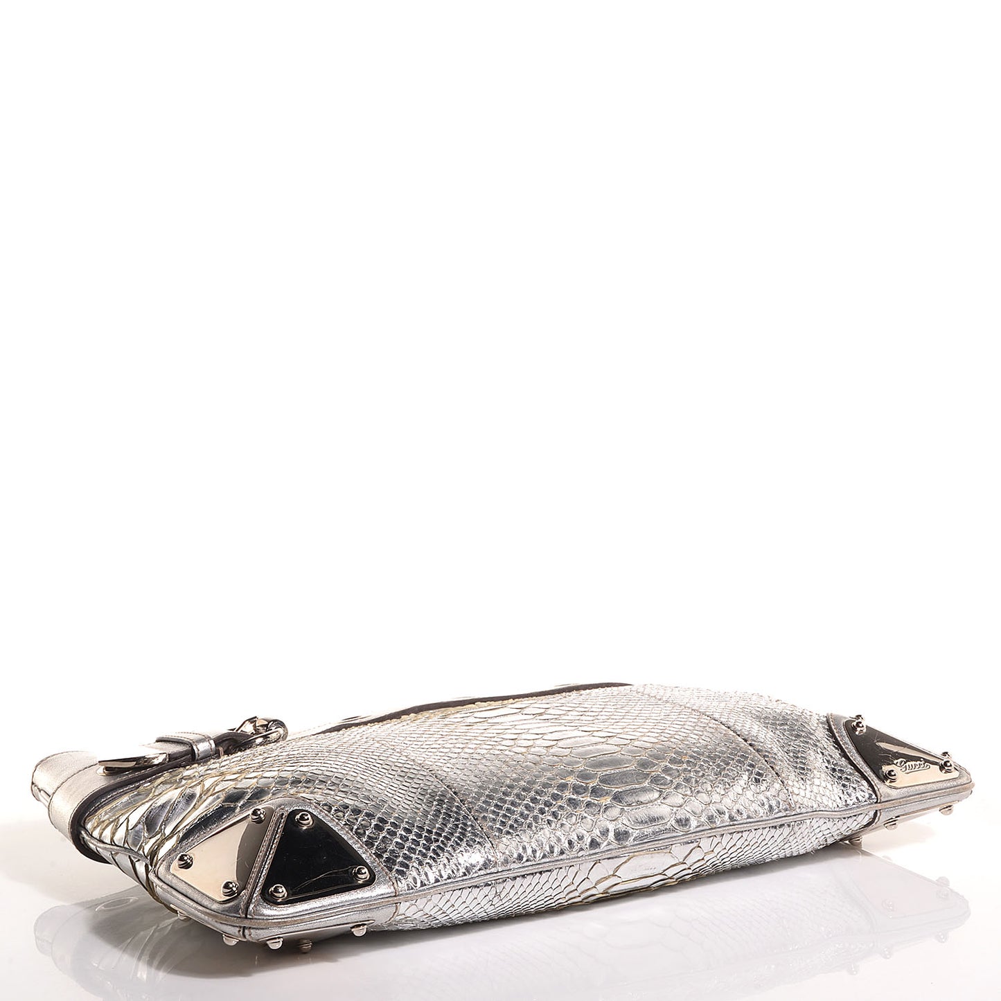 Python Romy Medium Tote Silver