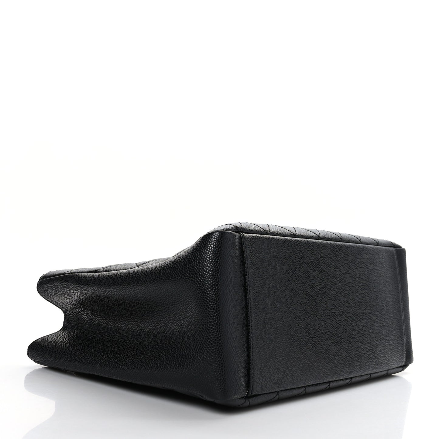 Caviar Quilted Grand Shopping Tote GST Black